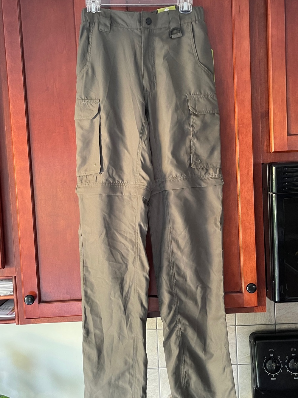 Scouting America Men's Olive Switchback Pants with Zip-Off Legs NWT sz Men’s XS